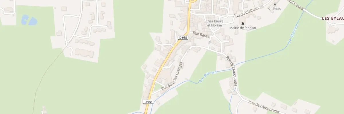 Plan du 47 Rue Grand Rue à Pionsat