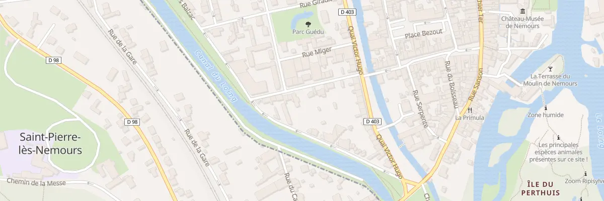 Plan du 9 Rue Léon Daunay à Nemours