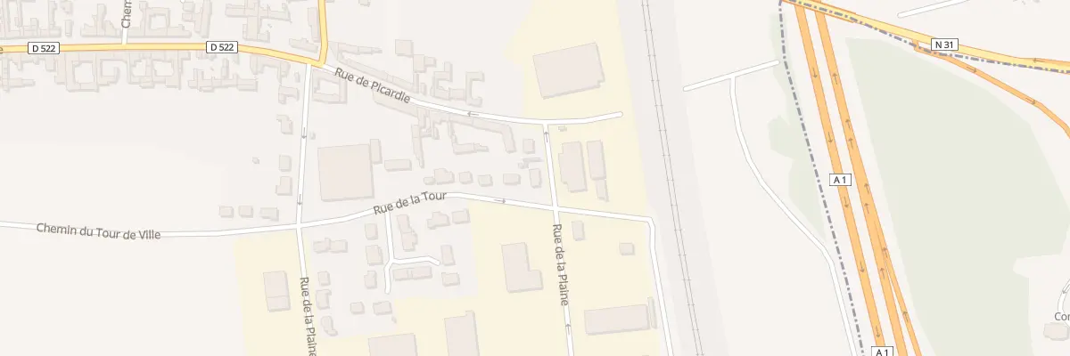 Plan du 19 Rue de la Plaine à Arsy