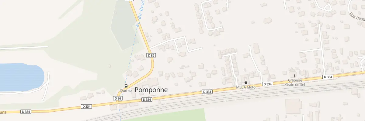 Plan du 10B Rue de Bordeaux à Pomponne