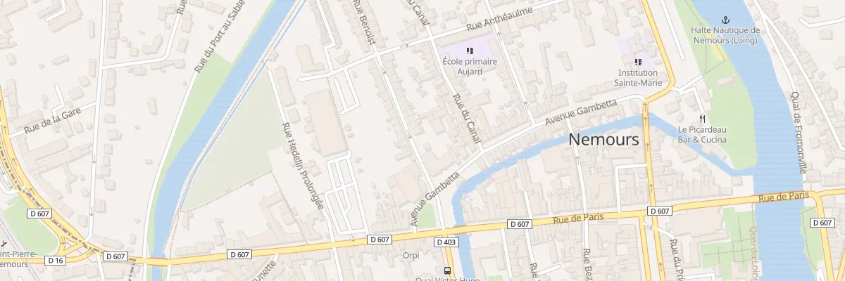 Plan du 4 Rue Benoist à Nemours