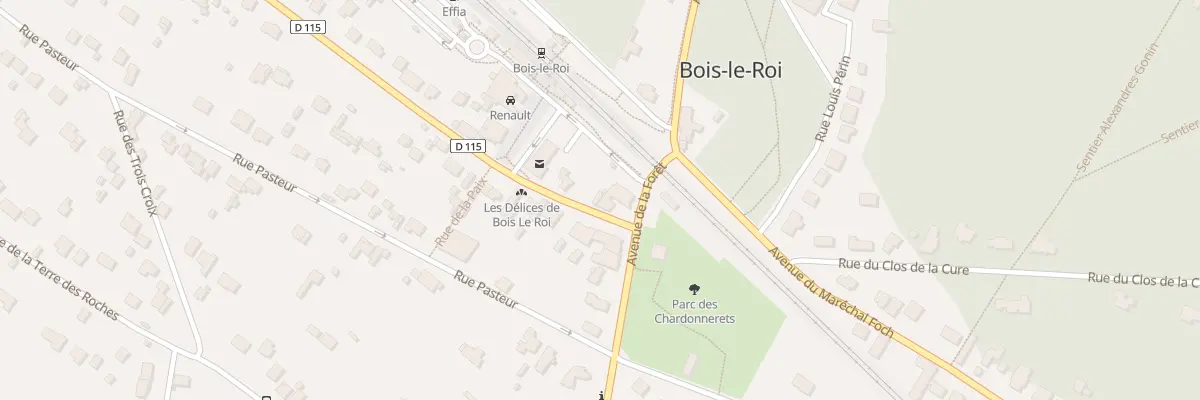 Plan du 2 Av Galliéni à Bois-le-Roi