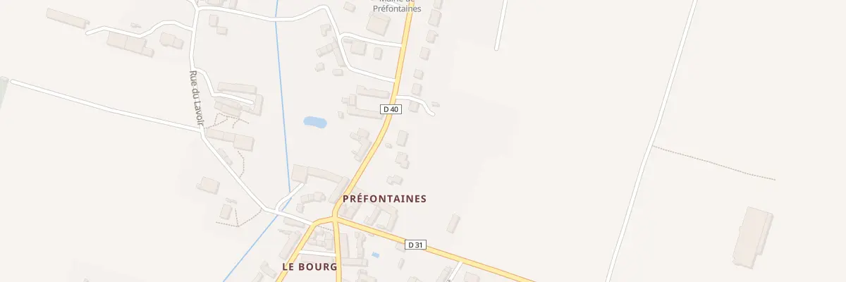 Plan du 10 Rue de Château-landon à Préfontaines