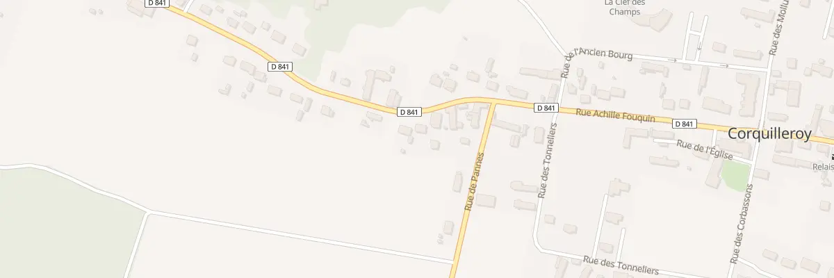 Plan du 23 Rue Achille Fouquin à Corquilleroy