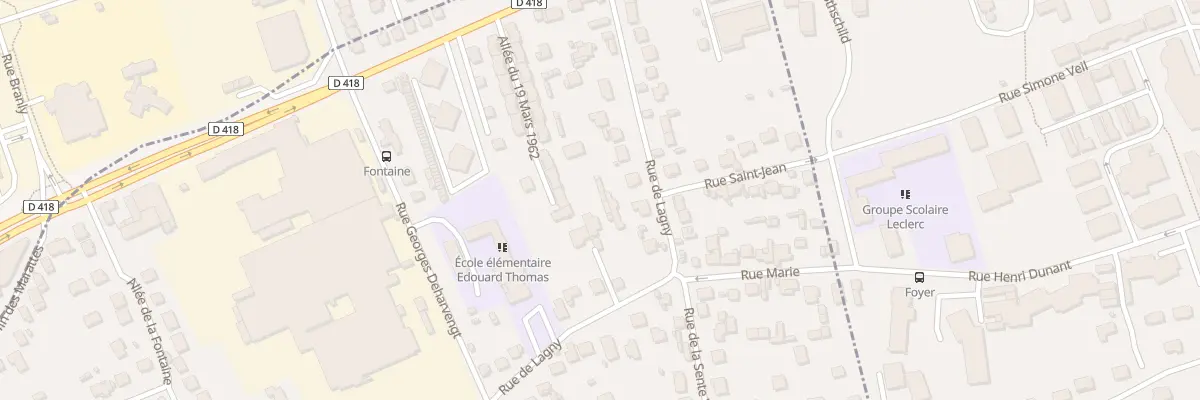 Plan du 45B Rue de Lagny à Saint-Thibault-des-Vignes