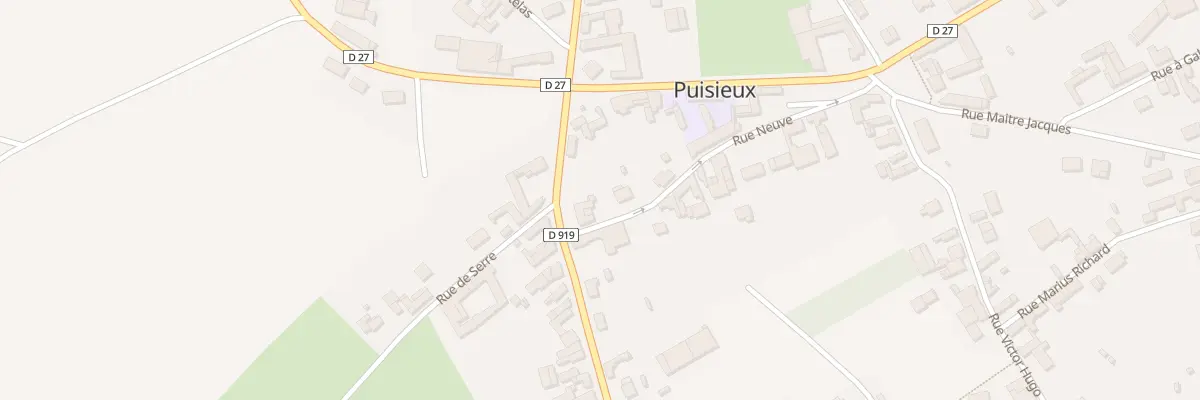Plan du 1 Rue de la Chapelle à Puisieux