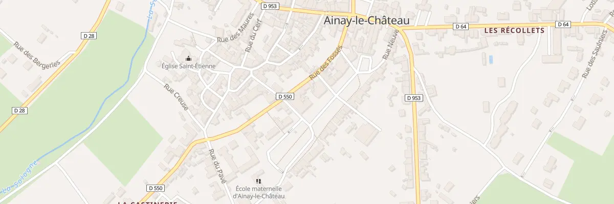 Plan du 6 Pl du Champ de Foire à Ainay-le-Château