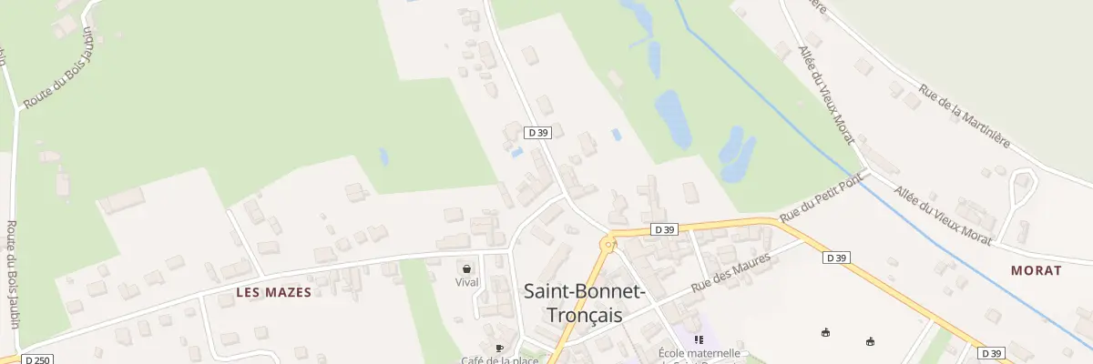 Plan du 2 Rue Pasteur à Saint-Bonnet-Tronçais