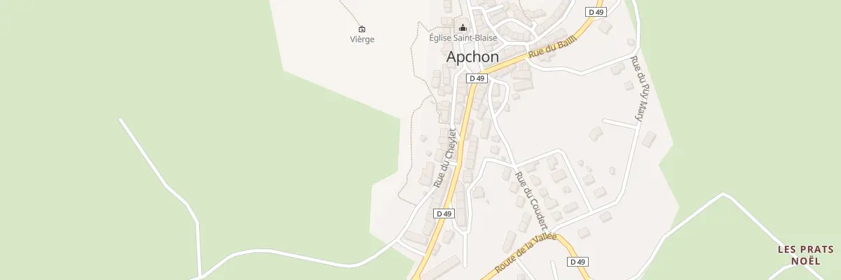 Plan du 6002 Le Bourg à Apchon