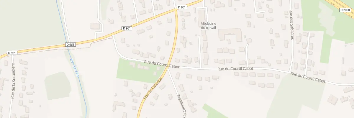 Plan du 72 Rue du Courtil Cabot à Villemandeur