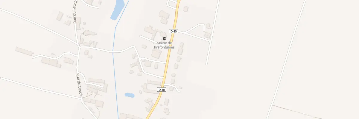 Plan du 22 Rue de Château-landon à Préfontaines