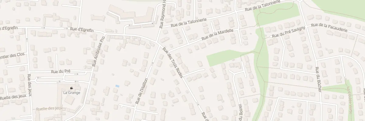 Plan du 59 Rue des Trois Rodes à Vaux-le-Pénil