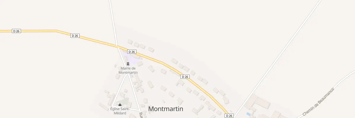 Plan du 65 Rue d’Amiens à Montmartin