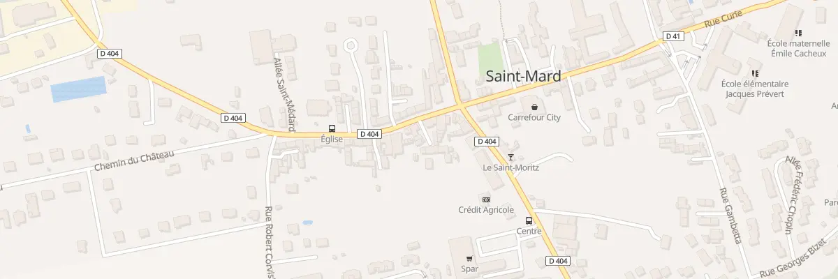Plan du 13B Rue du Moutiers à Saint-Mard