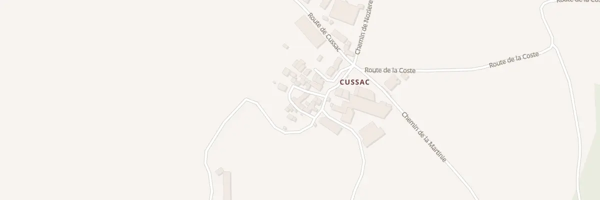 Plan du 5244 Cussac à Broquiès
