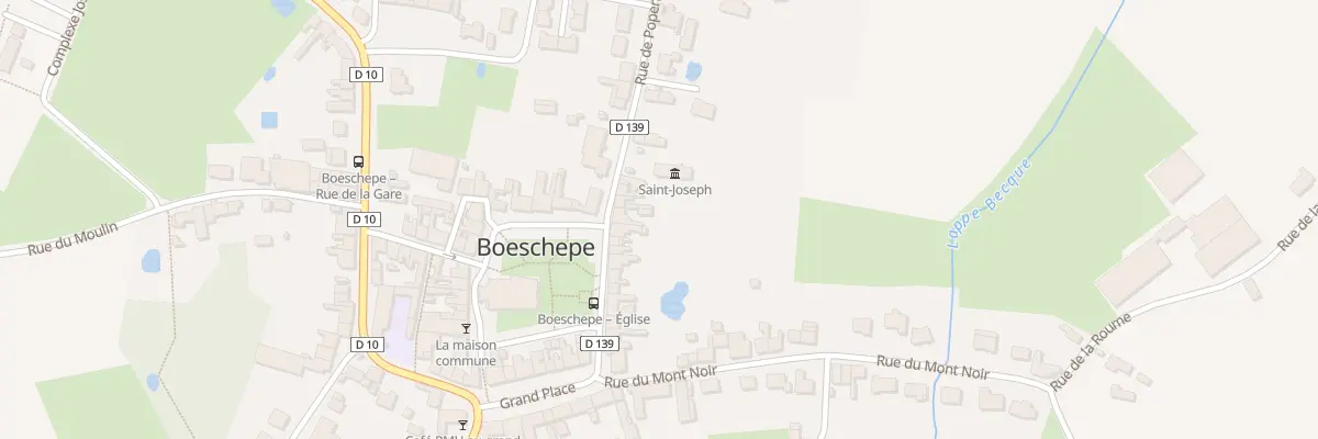 Plan du 108 Rue de Poperinghe à Boeschepe