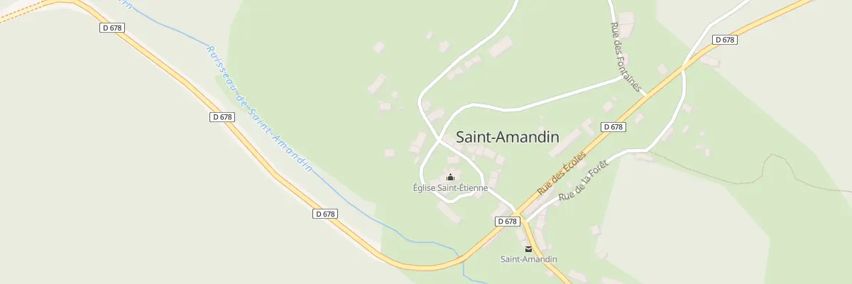 Plan du 5 Rue des Fontaines à Saint-Amandin