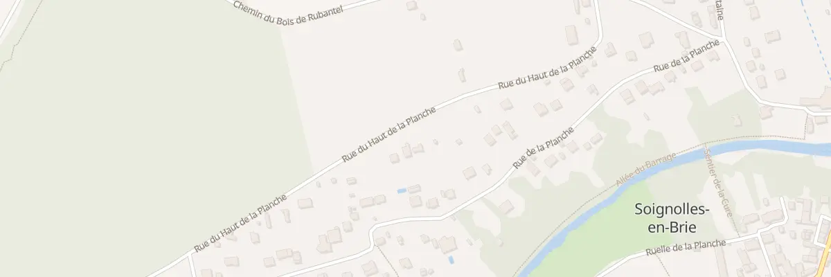 Plan du 27 Rue du Haut de la Planche à Soignolles-en-Brie
