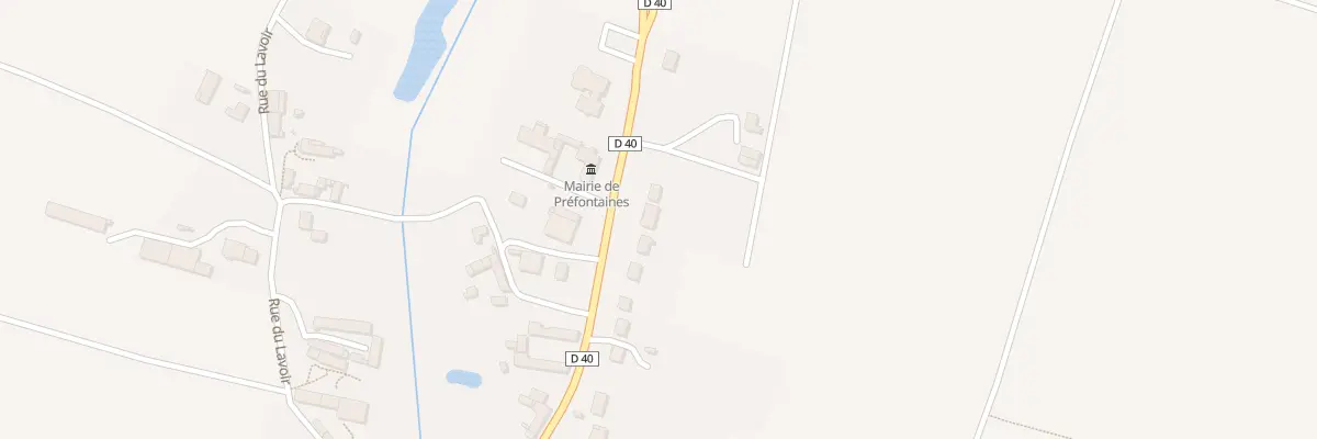 Plan du 26 Rue de Château-landon à Préfontaines