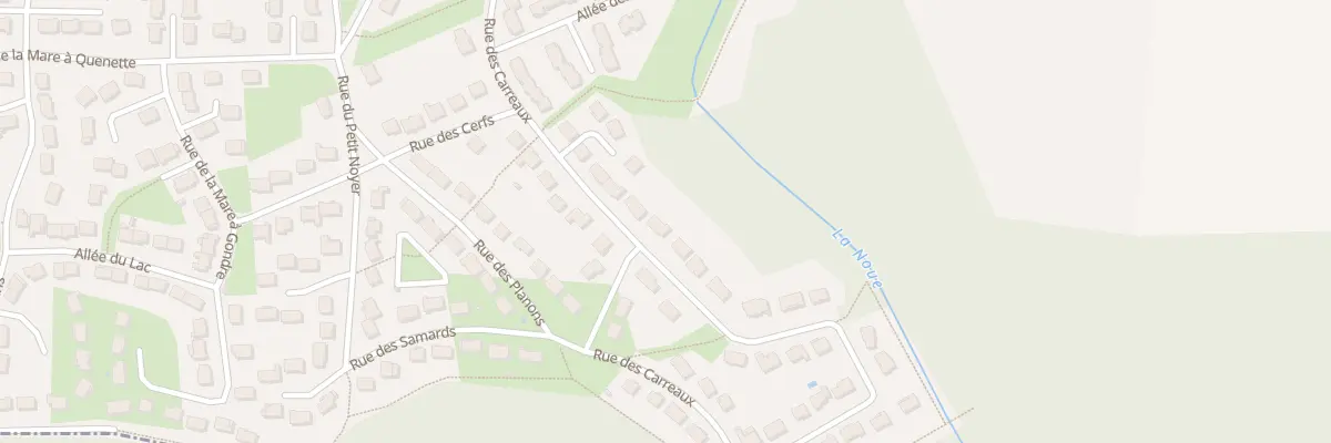 Plan du 829 Rue des Carreaux à Vaux-le-Pénil