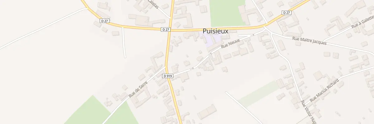 Plan du 6 Rue Neuve à Puisieux