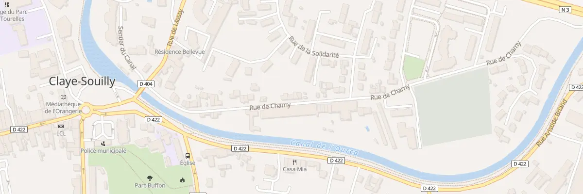 Plan du 21 Rue de Charny à Claye-Souilly