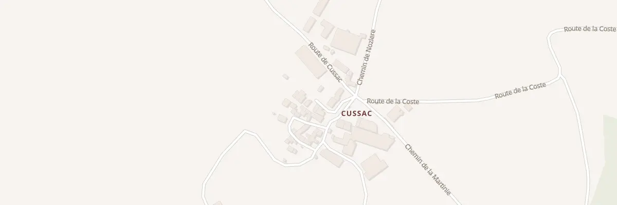 Plan du 5246 Cussac à Broquiès