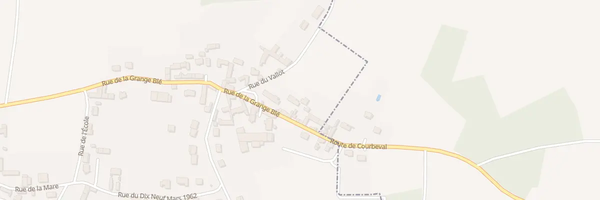 Plan du 1B Rue du Vallot à Bougligny