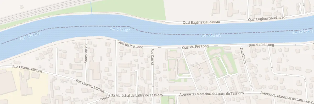 Plan du 63 Quai du Pré Long à Lagny-sur-Marne