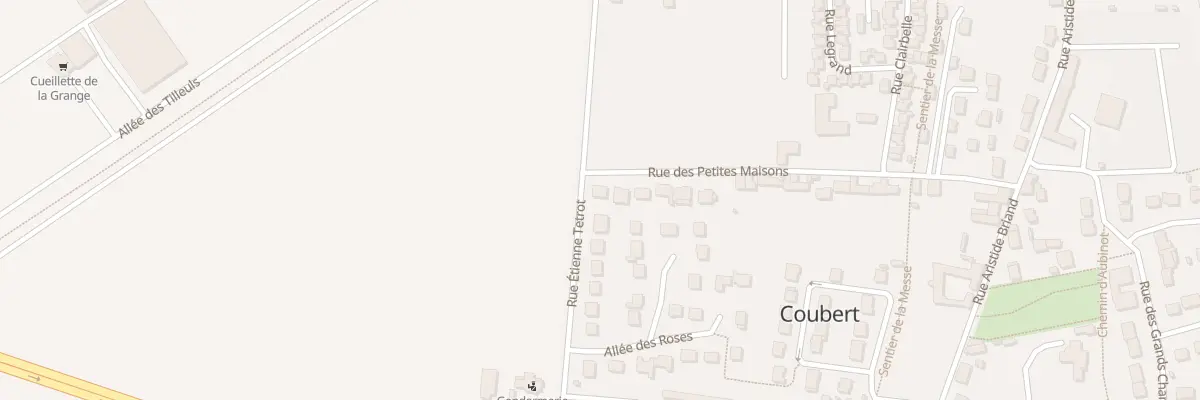 Plan du 37 Rue des Petites Maisons à Coubert