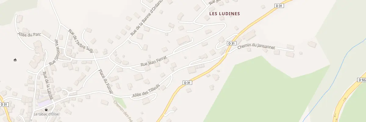 Plan du 5205 Les Ludines à Saint-Sauves-d’Auvergne