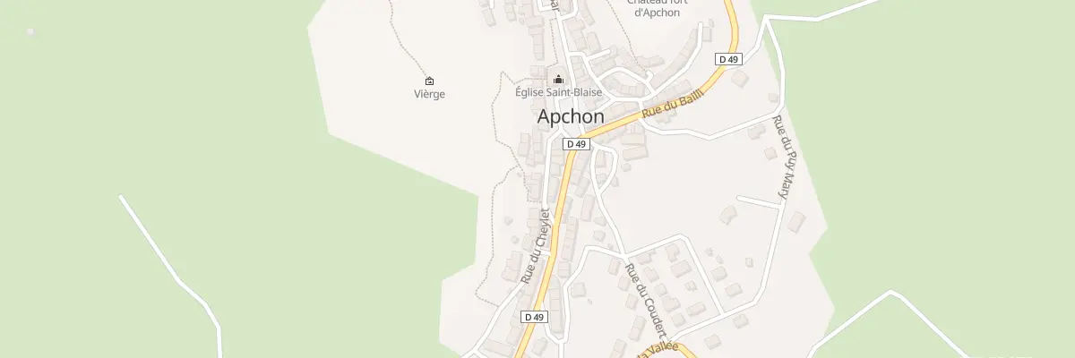 Plan du 5077 Le Bourg à Apchon