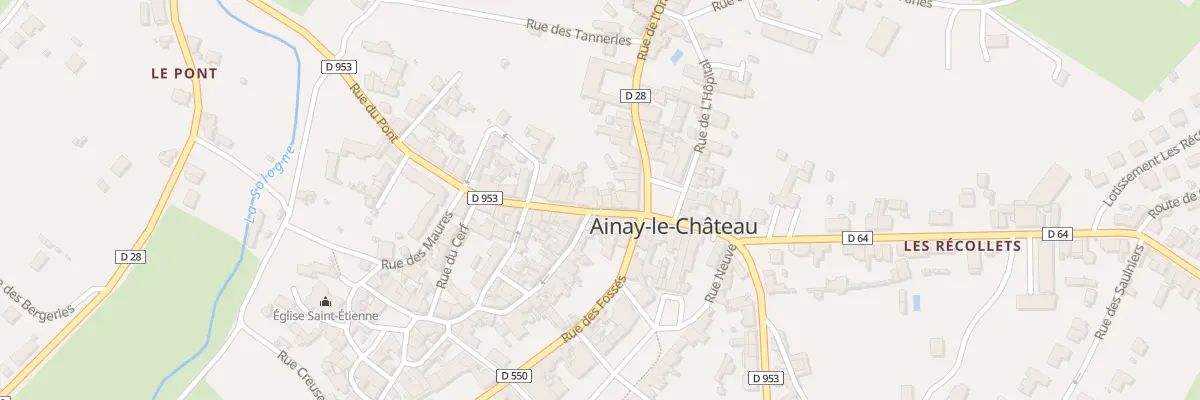 Plan du 10 Rue de l’Horloge à Ainay-le-Château
