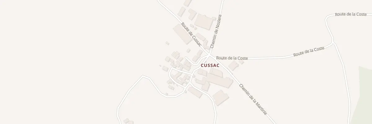 Plan du 5248 Cussac à Broquiès