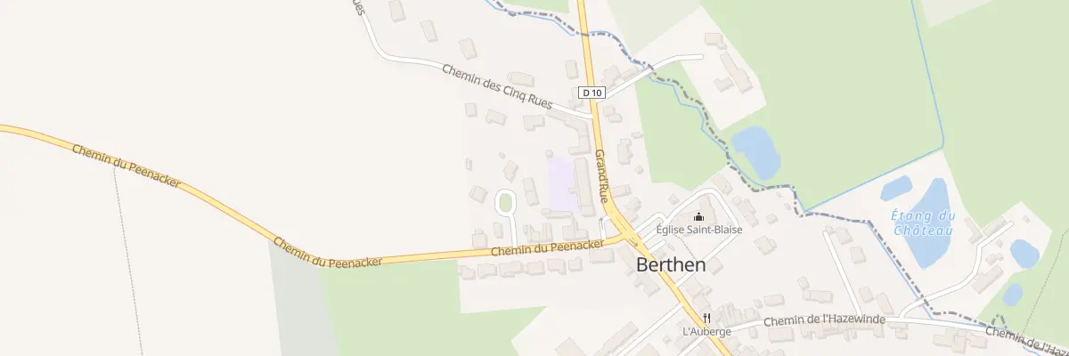 Plan du 44 Vc Verte Vallee à Berthen