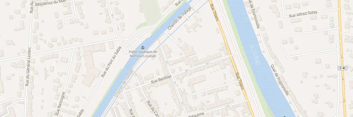 Plan du 30 Rue Paul Jozon à Nemours