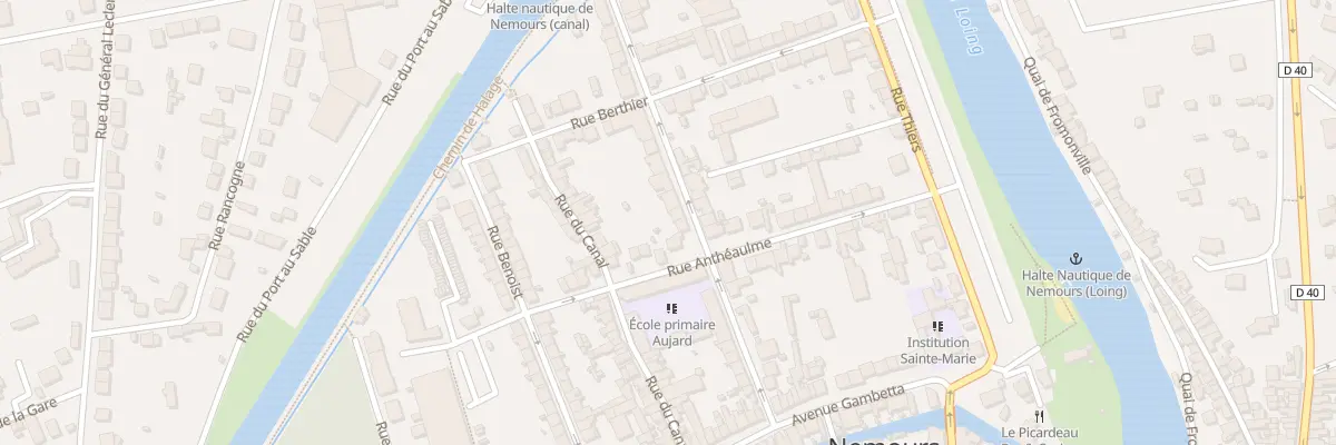 Plan du 29 Rue Paul Jozon à Nemours