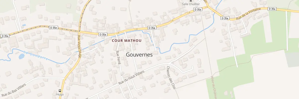 Plan du 5 Imp du Moulin à Gouvernes
