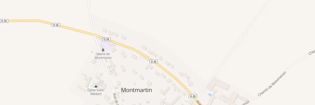Plan du 69 Rue d’Amiens à Montmartin