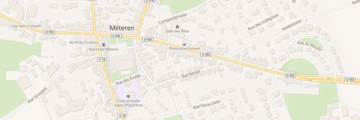 Plan du 38 Rue Nationale à Méteren