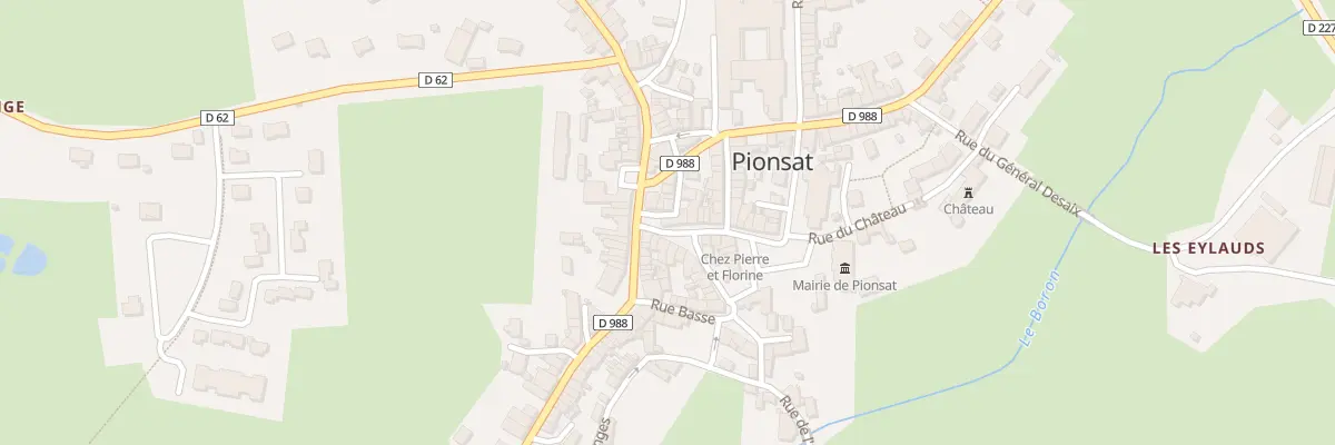 Plan du 12 Pl au Fil à Pionsat