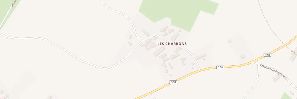 Plan du 260 Les Charrons à Montigny