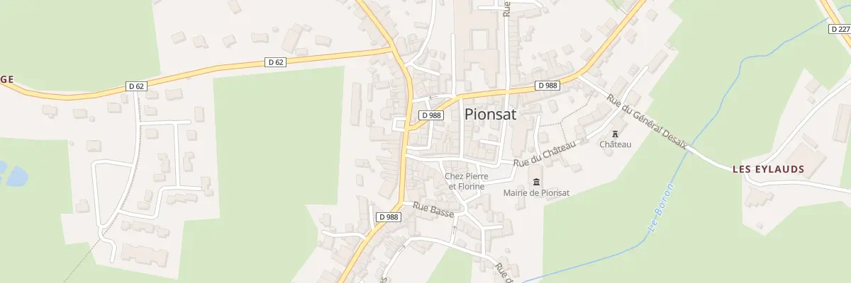 Plan du 11 Pl au Fil à Pionsat