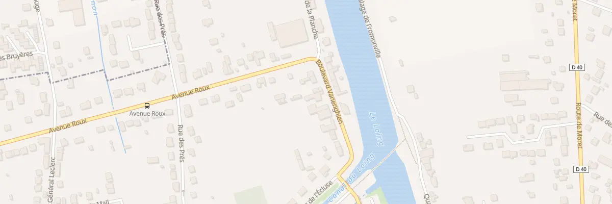 Plan du 13 Bd Varienghien à Nemours