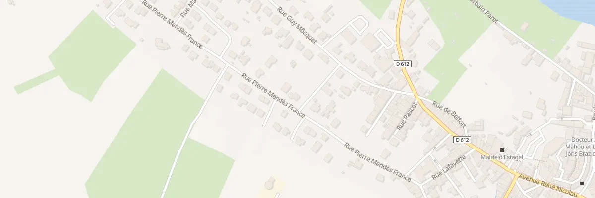 Plan du 14 Rue Mendes France à Estagel