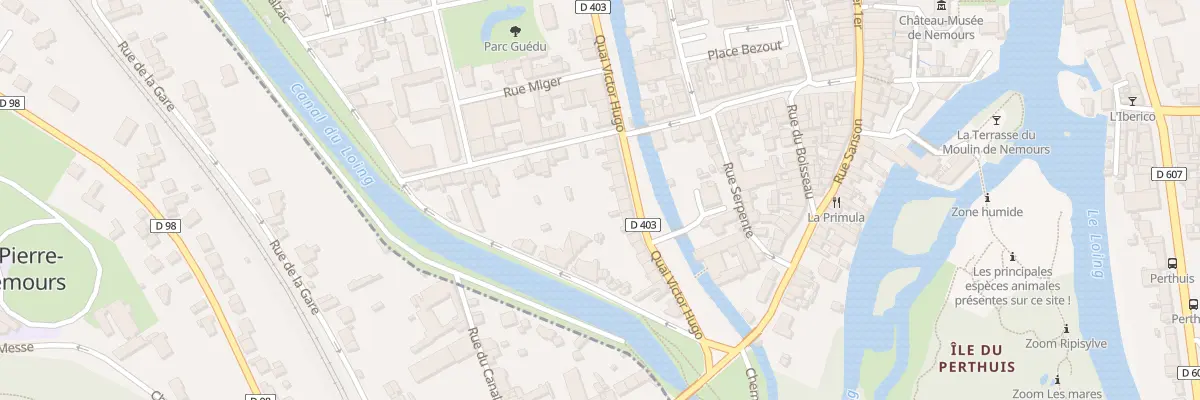Plan du 21 Quai Victor Hugo à Nemours