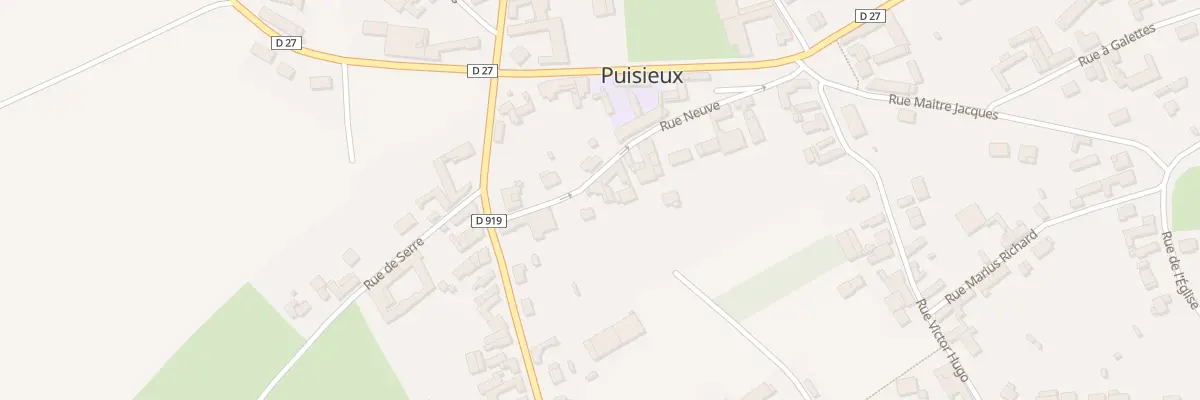 Plan du 11 Rue Neuve à Puisieux
