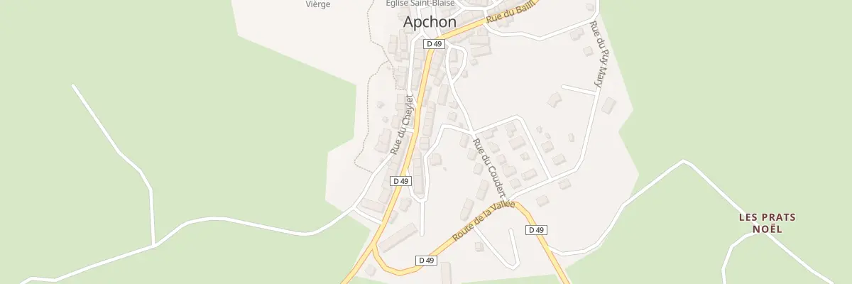 Plan du 5181 Le Bourg à Apchon