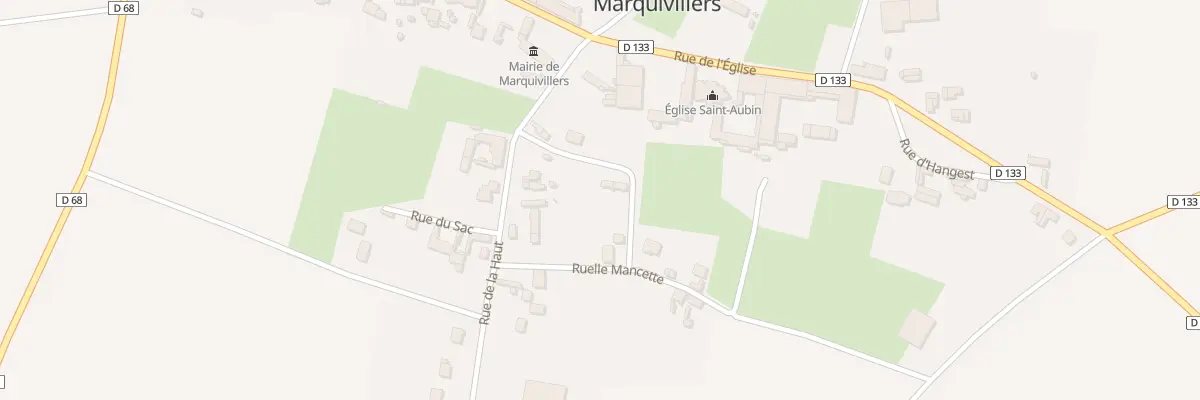 Plan du 2 Rue de la Chaudronnerie à Marquivillers