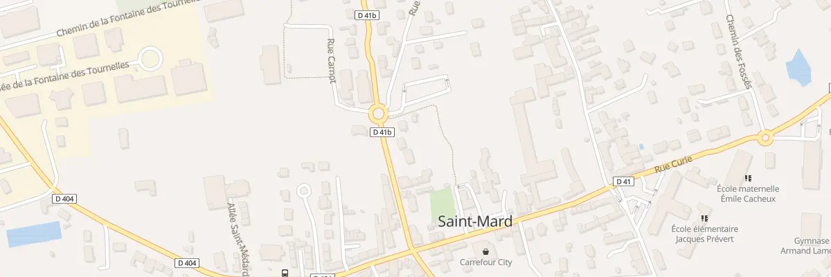 Plan du 8B Bd de la République à Saint-Mard